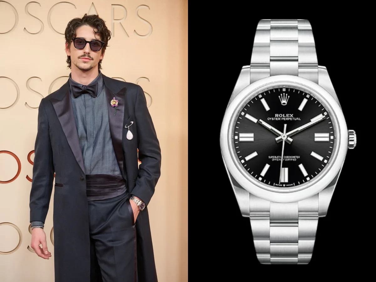 Milo Manheim with Rolex Oyster Perpetual