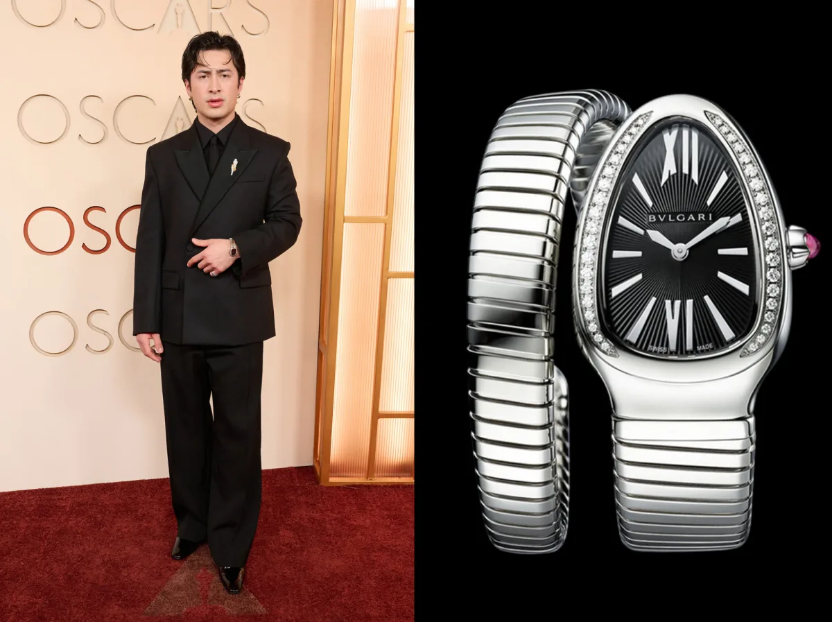 Hudson Williams with Bvlgari Serpenti Tubogas