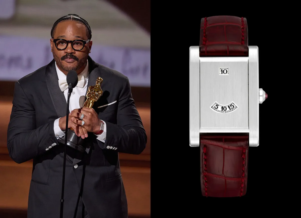 Ryan Coogler with Cartier Tank à Guichets