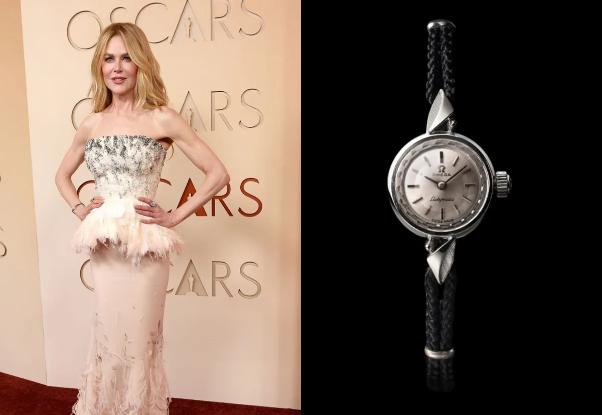Nicole Kidman in vintage Omega watches