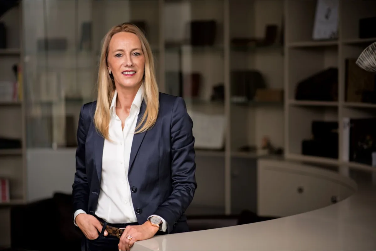 Christine Hutter with Moritz Grossmann timepiece