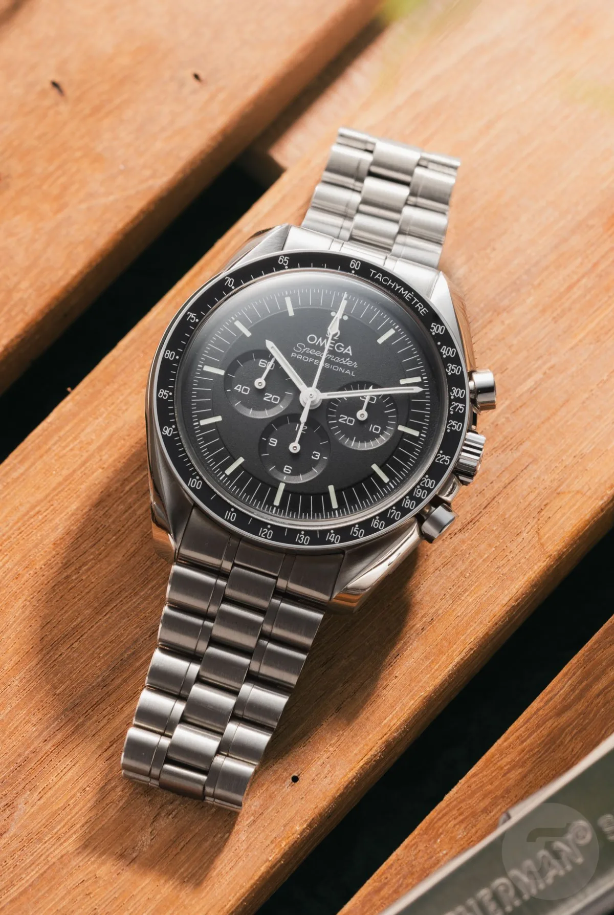 Hesalite glass version of Omega Speedmaster Professional