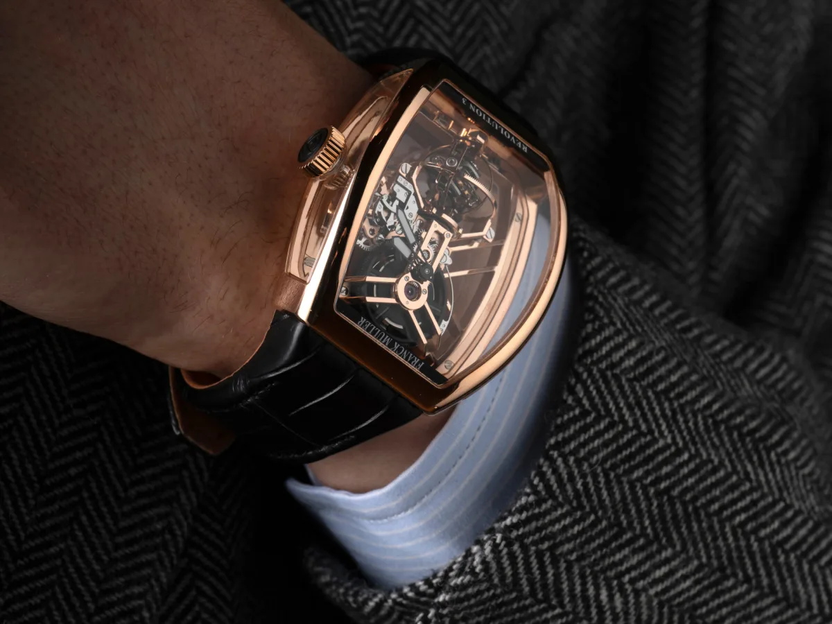 Franck Muller Vanguard Aero Revolution 3 Skeleton watch