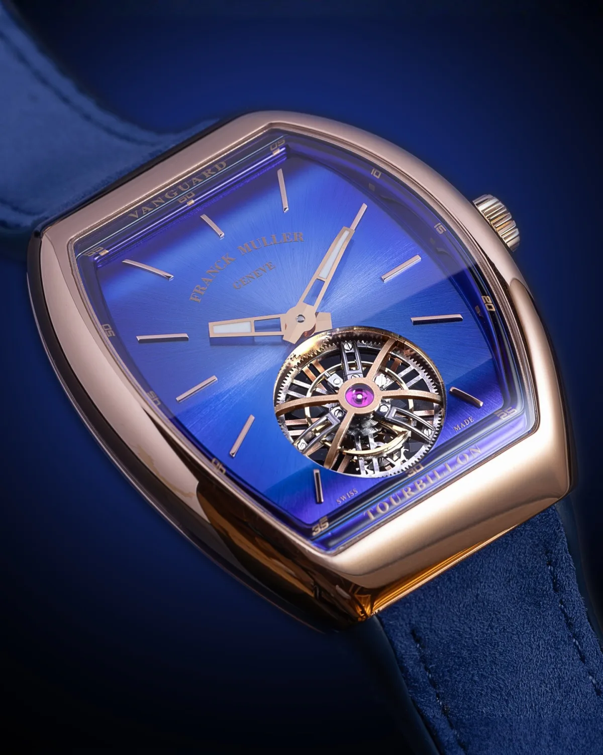 Franck Muller Vanguard Slim Sfumato Tourbillon watch