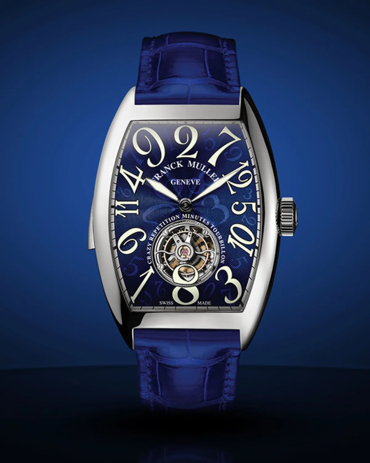 Franck Muller Crazy Hours Cintrée Curvex Minute Repeater Tourbillon watch