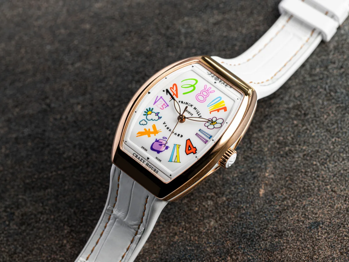 Franck Muller Crazy Hours x JISBAR watch