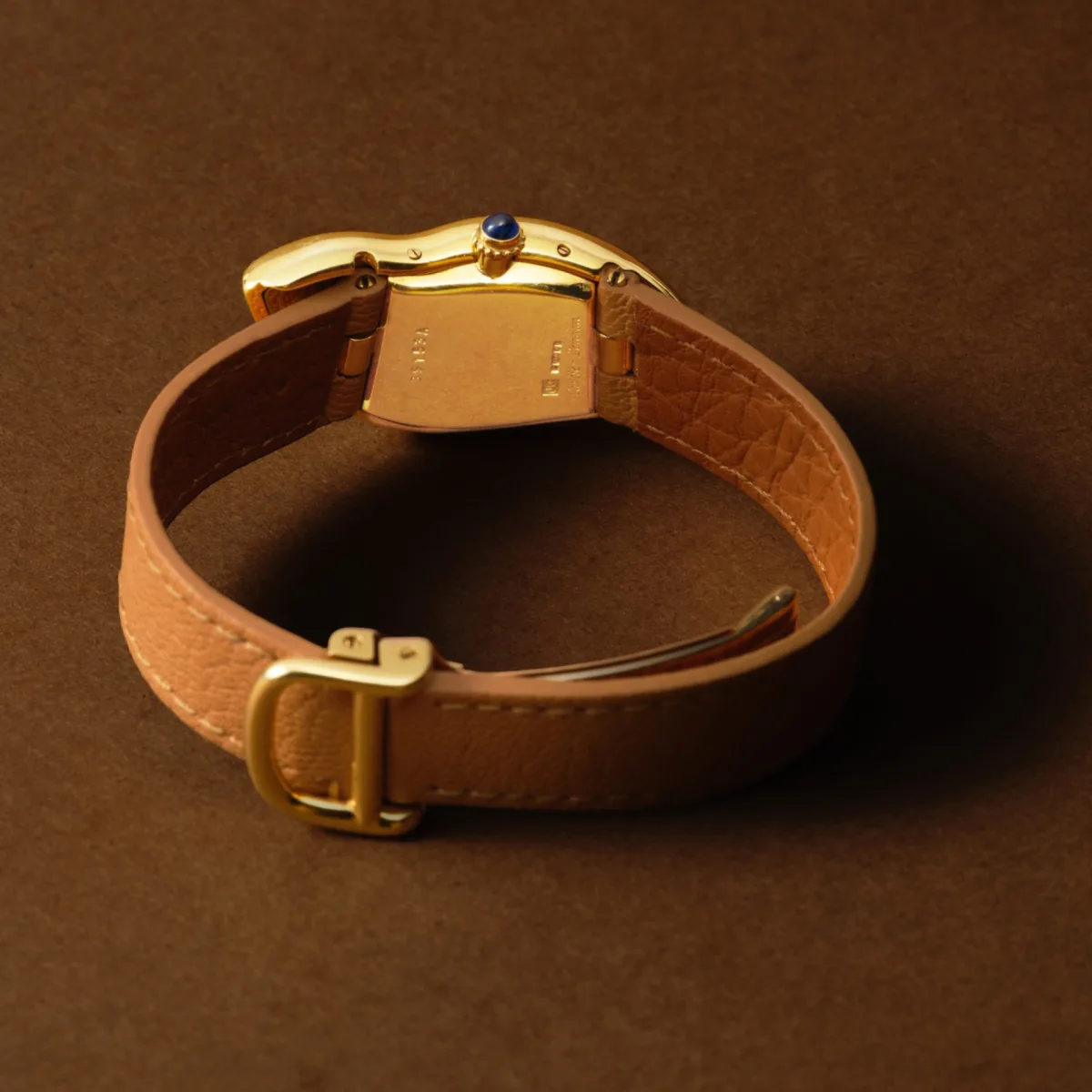 Cartier London Crash watch in yellow gold