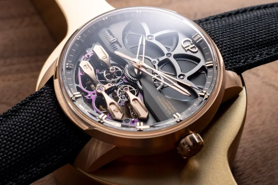Girard-Perregaux Neo Constant Escapement watch in rose gold