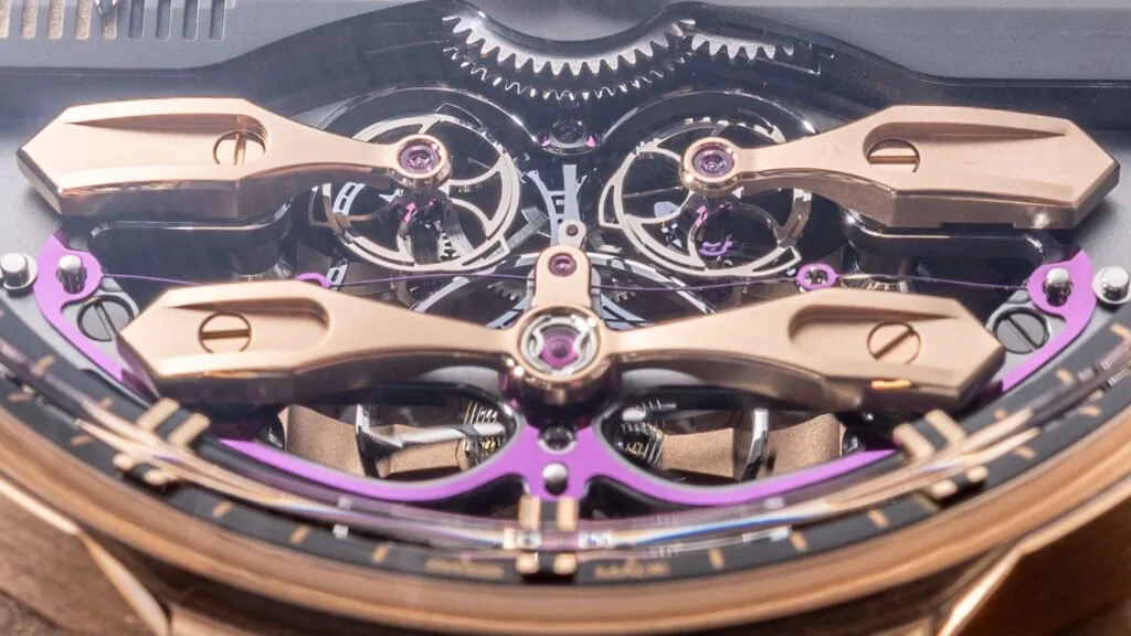 Technical detail of the GP09200 caliber with manual winding