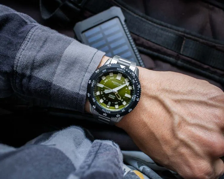 Nodus Sector Deep Pioneer with green dial