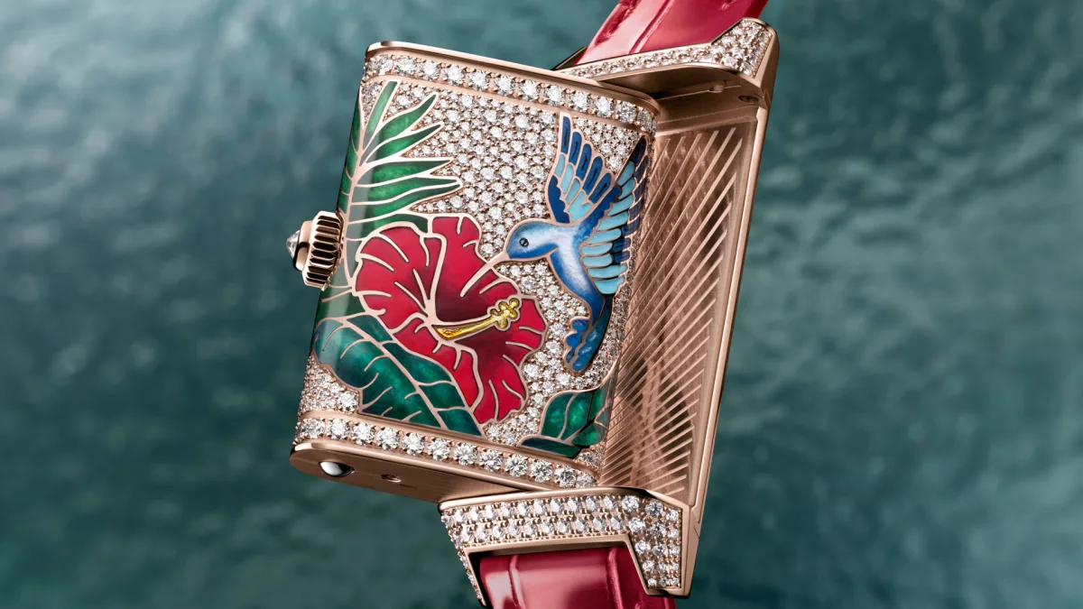 Reverso One Hibiscus Rosa details