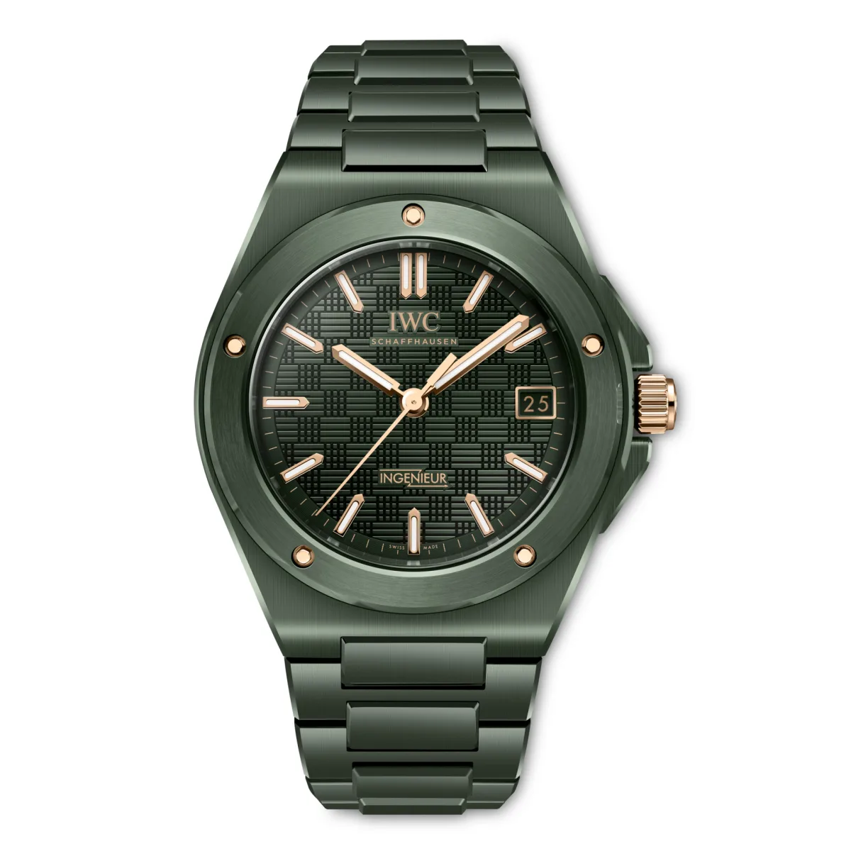 IWC Ingenieur Automatic 42 in green ceramic