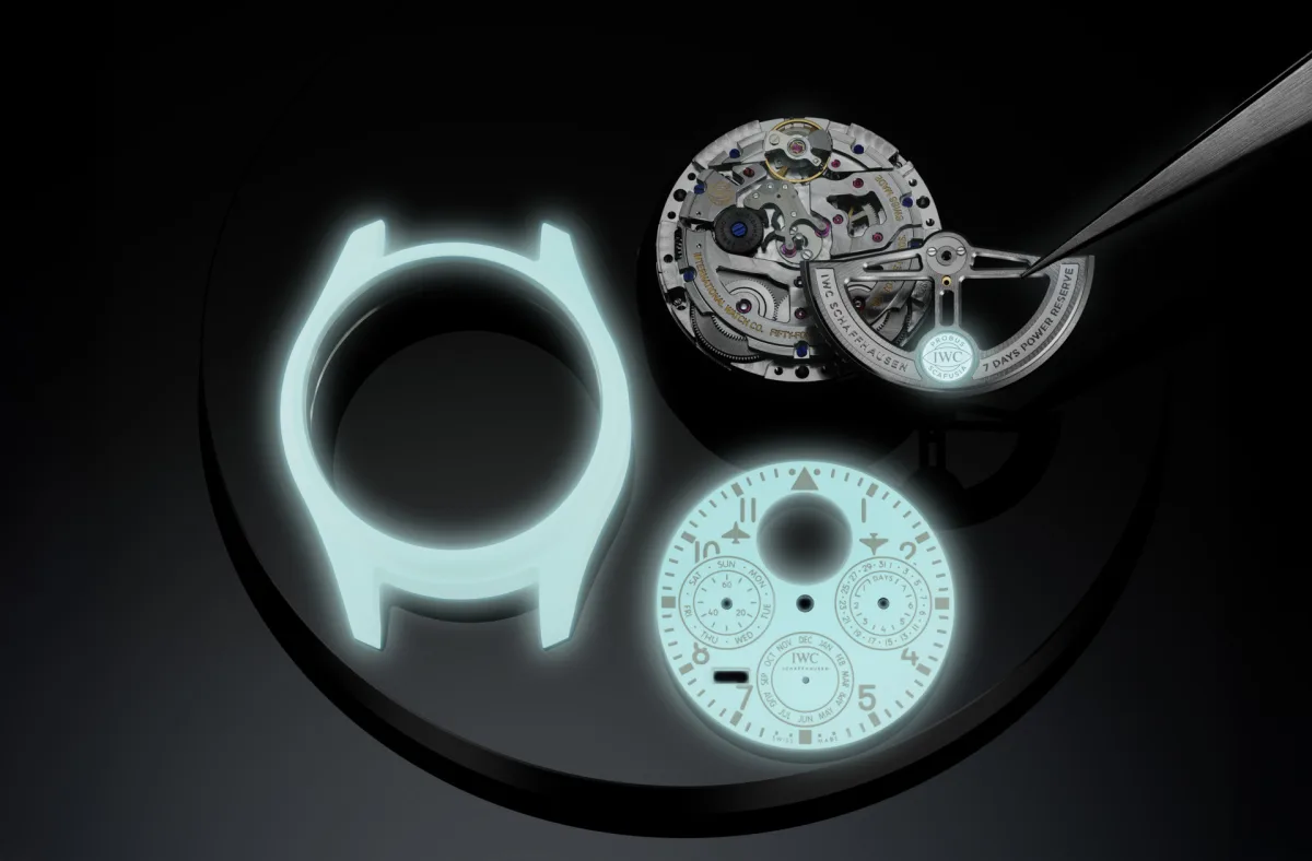 Production process of the luminescent ceramic material