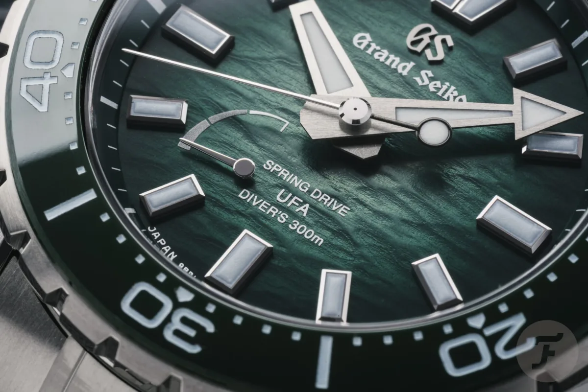 Grand Seiko Evolution 9 Spring Drive U.F.A. Ushio dial pattern