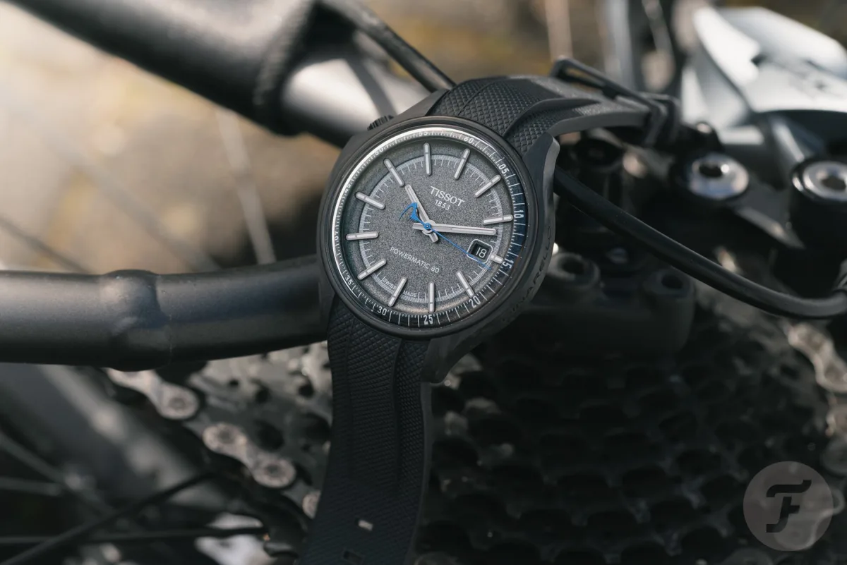 Tissot Sideral watch in bright colors