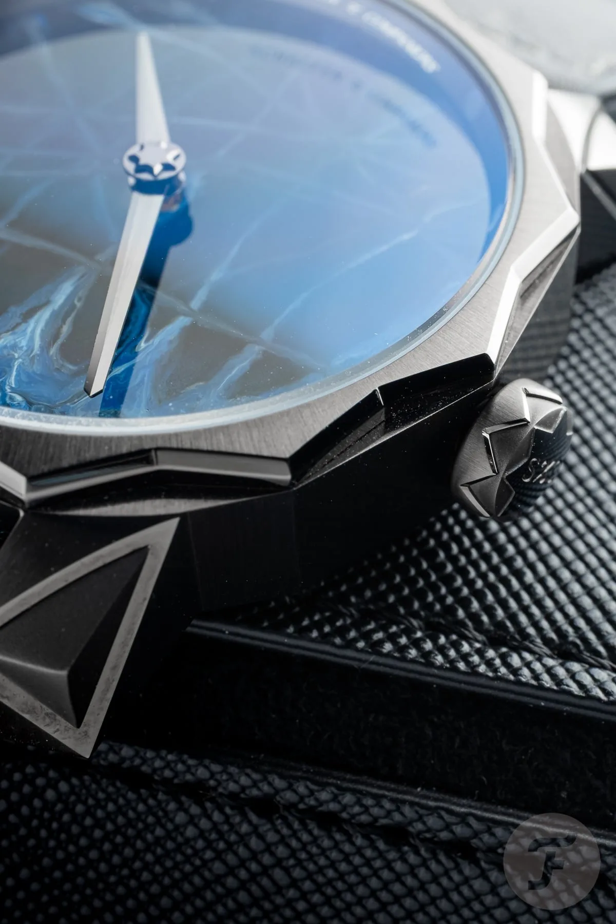 Schaefer & Companions Solune Antarctica Micro-Painting watch front view