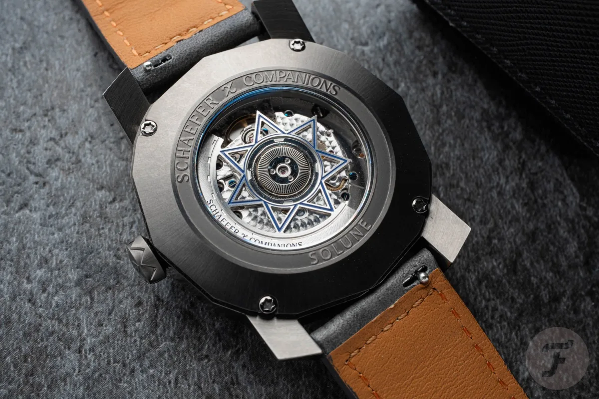 Andre Martinez working on the Solune Antarctica dial