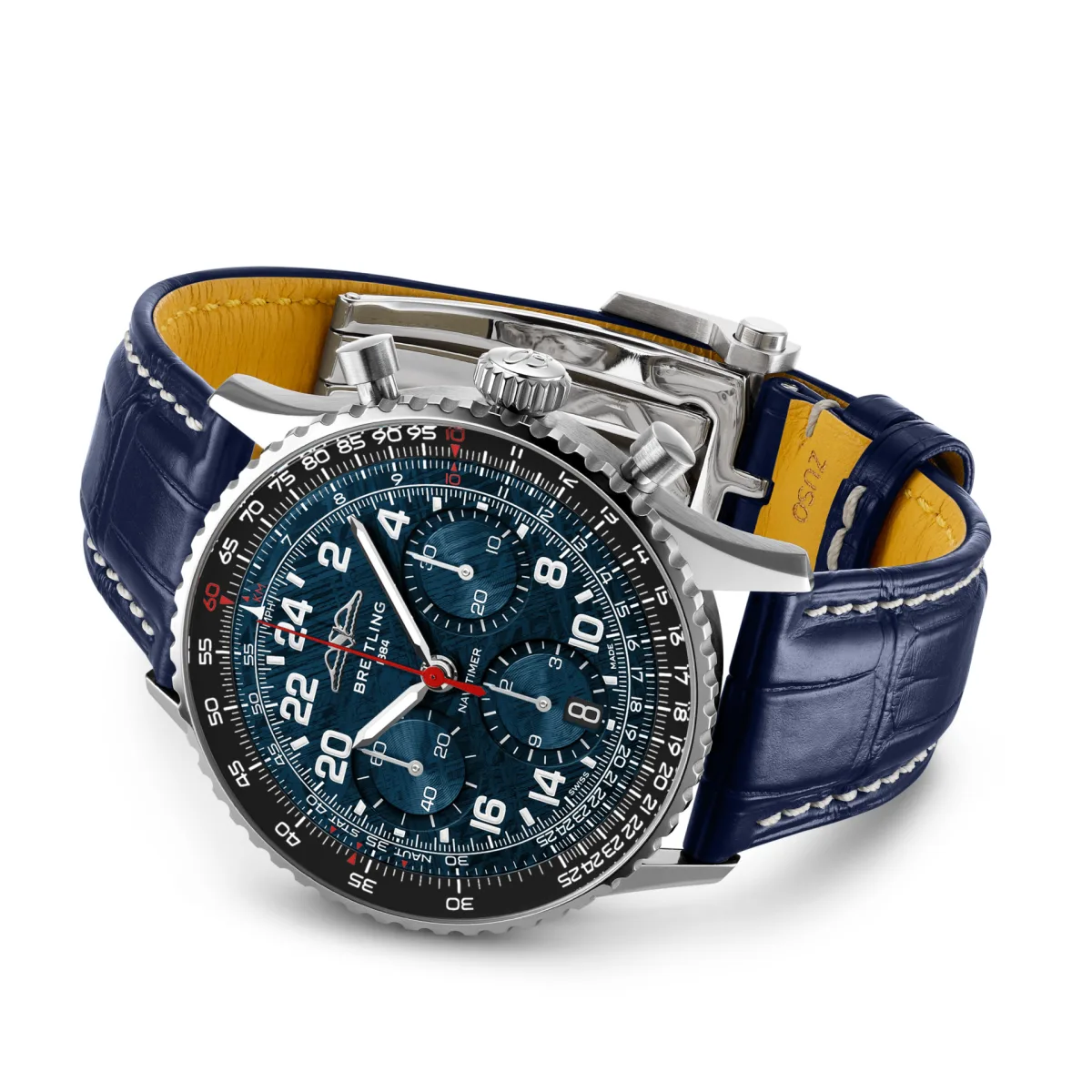 Close-up of the Breitling Navitimer B02 Chronograph 41 Cosmonaute dial