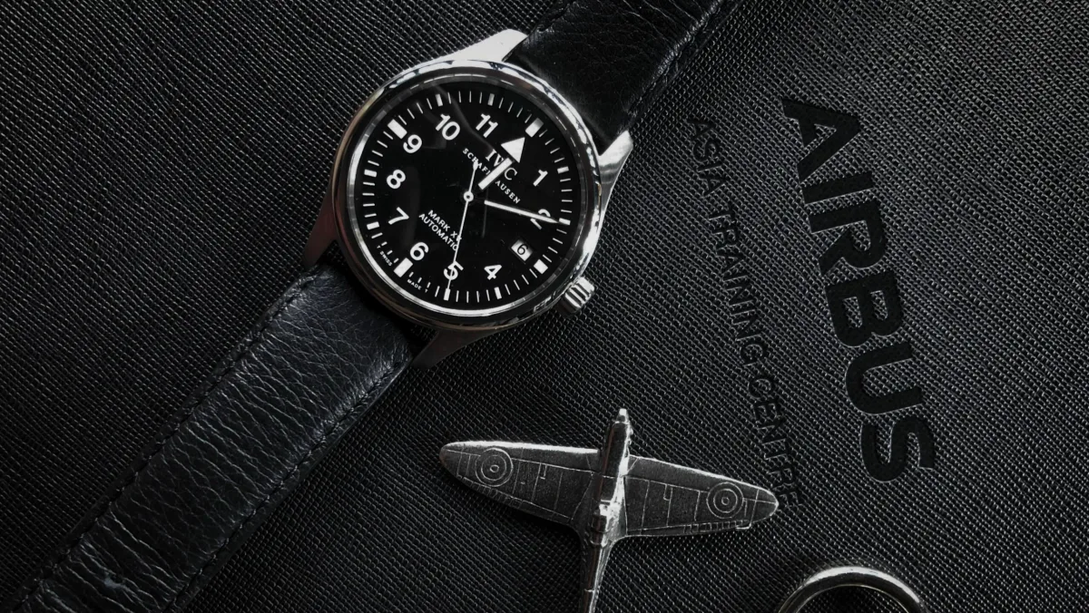 Detailed view of IWC Mark XVI Spitfire