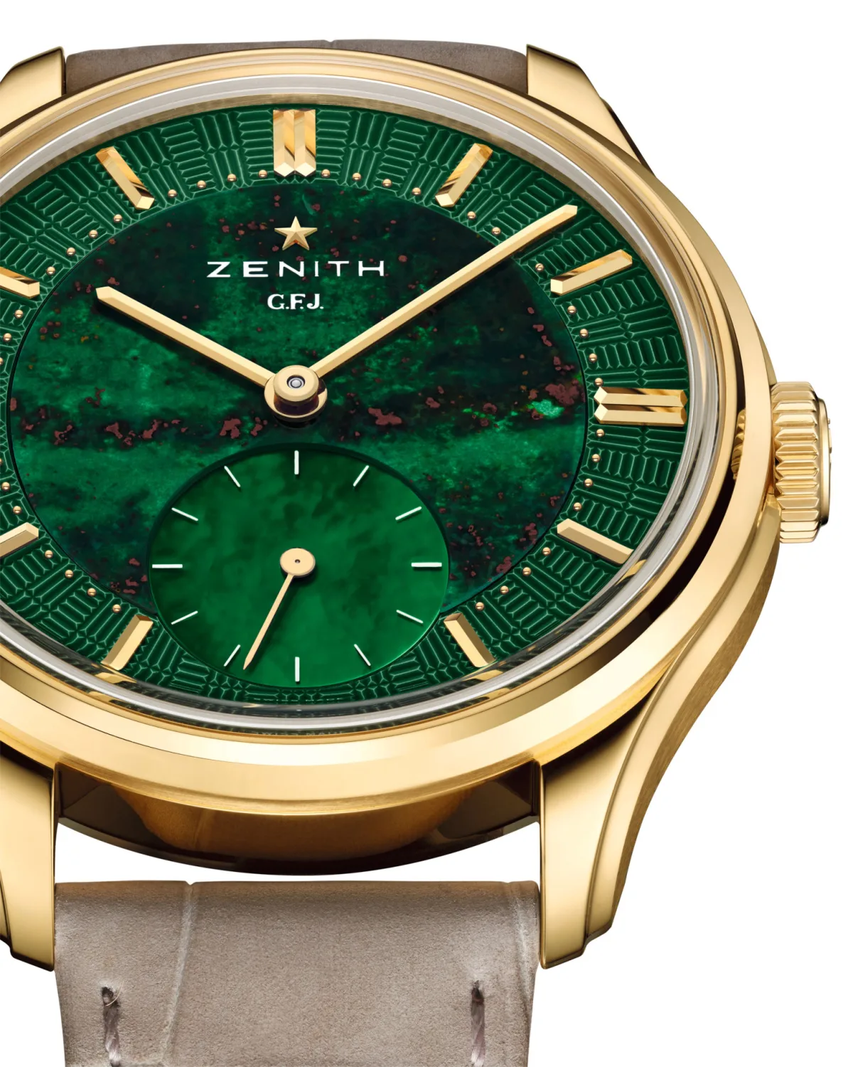 Hematite dial with unique veins