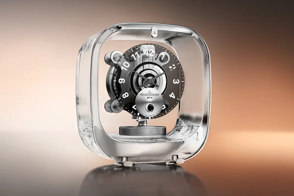 Jaeger-LeCoultre Atmos Designer 568 watch with Baccarat crystal case