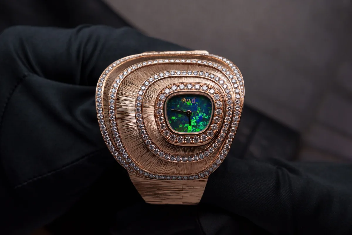 Piaget Sixtie watch with opal dial