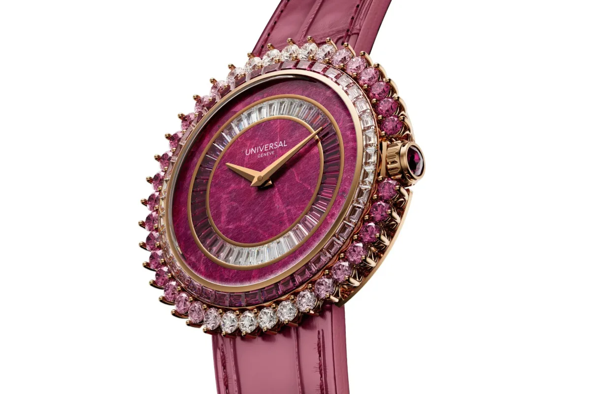 Disco Maxi model with pink gold case