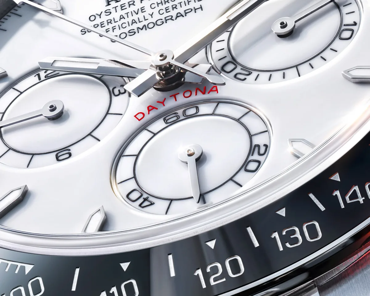 Rolex Daytona Rolesium dial with white gold hands