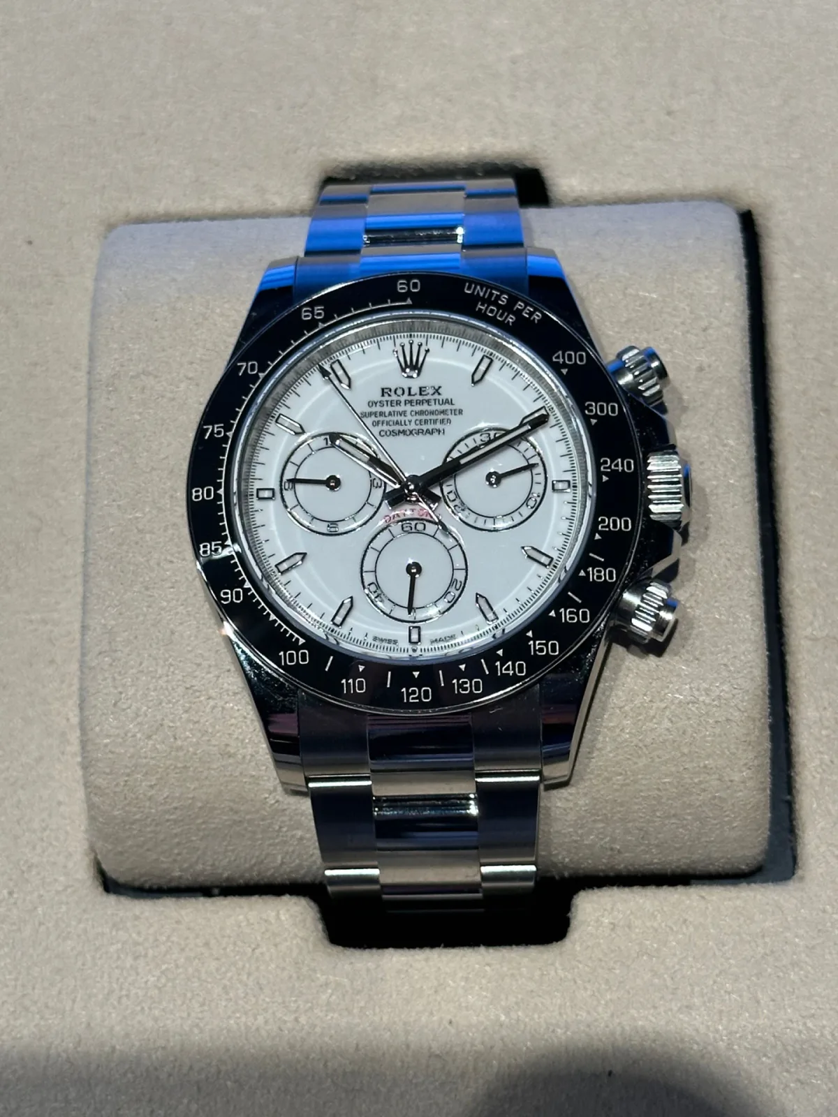 Rolex Daytona dial manufacturing process illustration