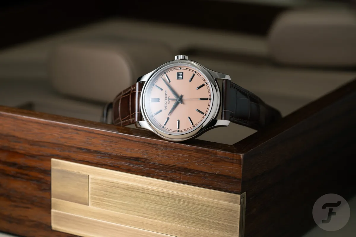 Patek Philippe Calatrava 6196P in platinum.