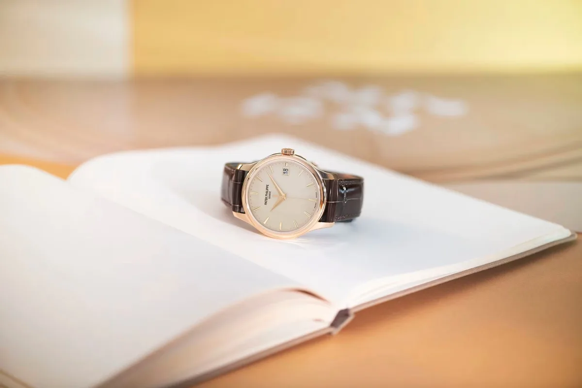 Patek Philippe Calatrava 6196P with opaline dial.