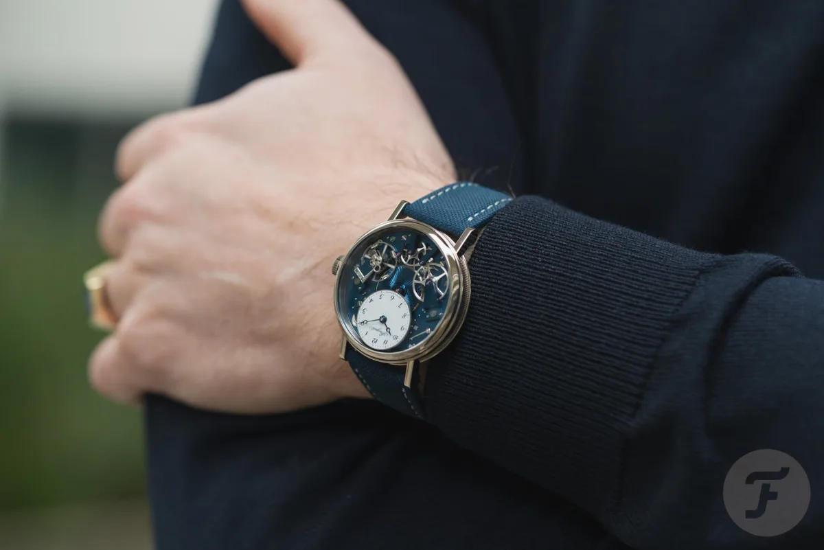 Breguet Tradition Seconde Rétrograde 7037 on wrist