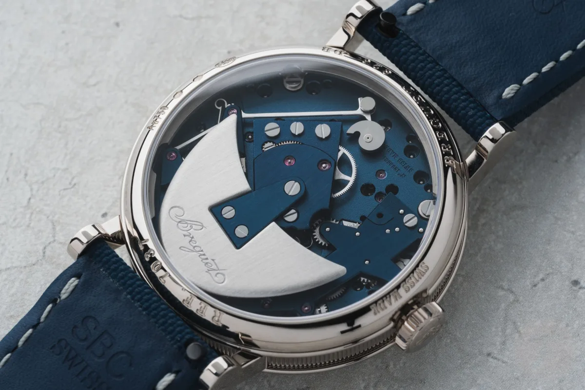 Breguet Tradition watch with blue dial