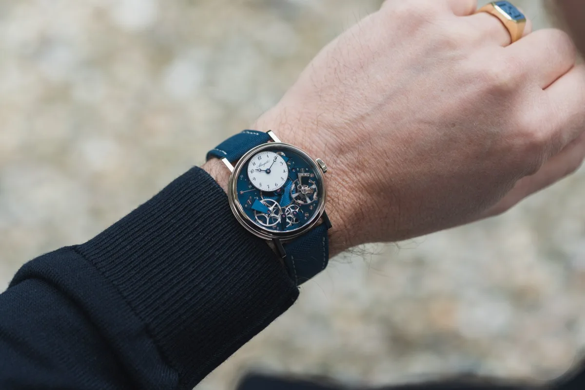 Breguet watch strap quick-release system