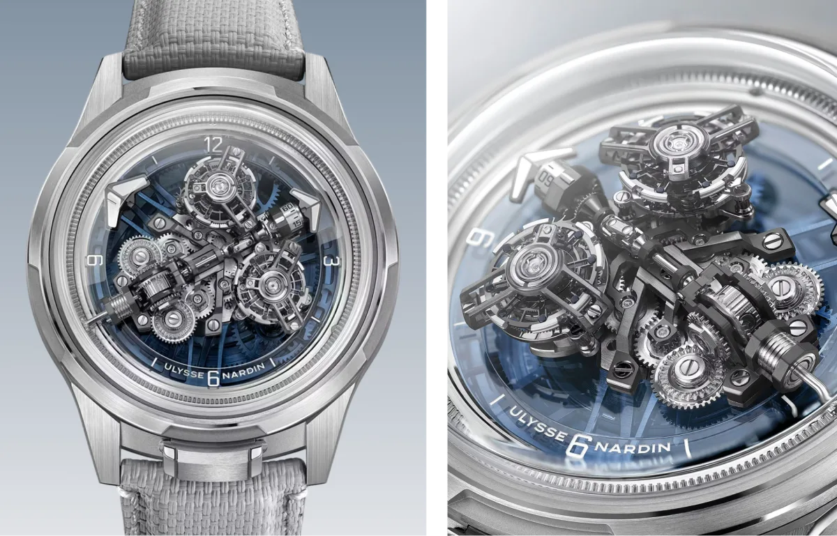 Ulysse Nardin Super Freak watch with unique time-only functions.