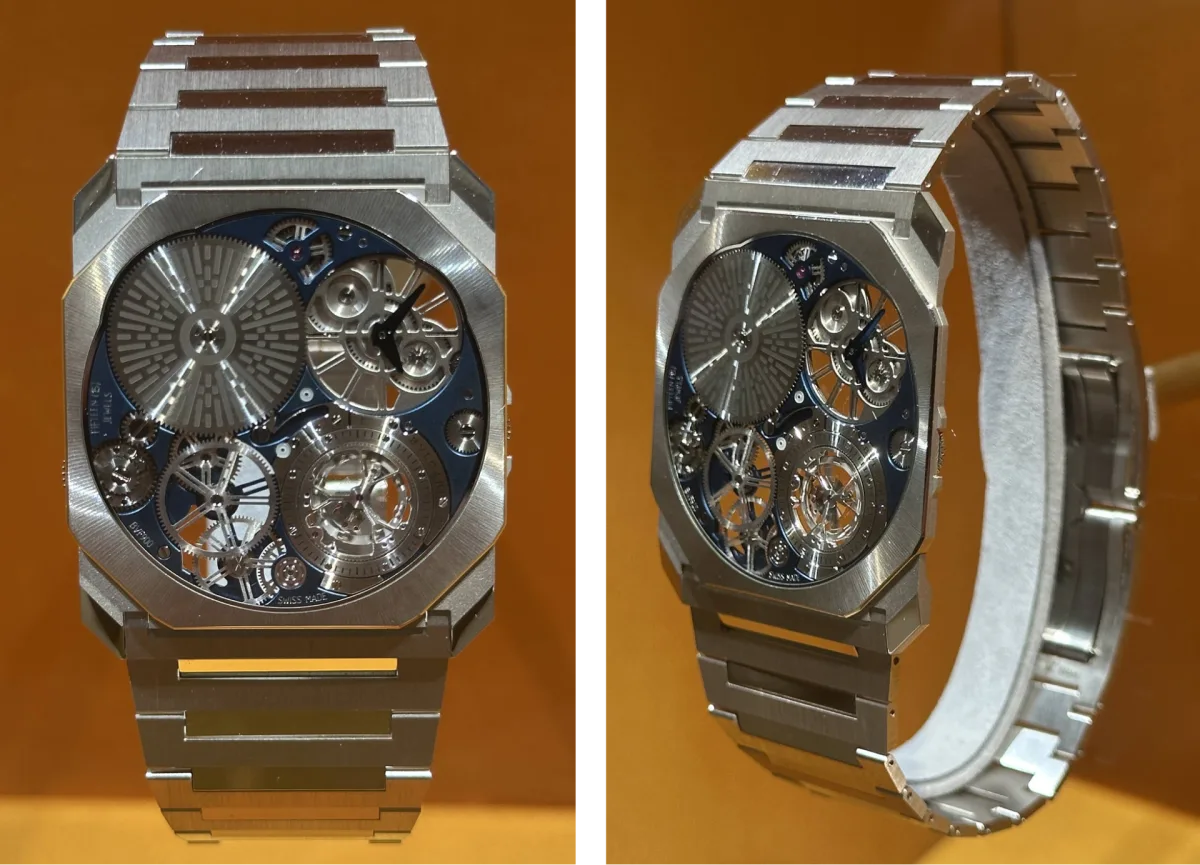 Bvlgari Octo Finissimo Ultra Tourbillon Platinum watch.