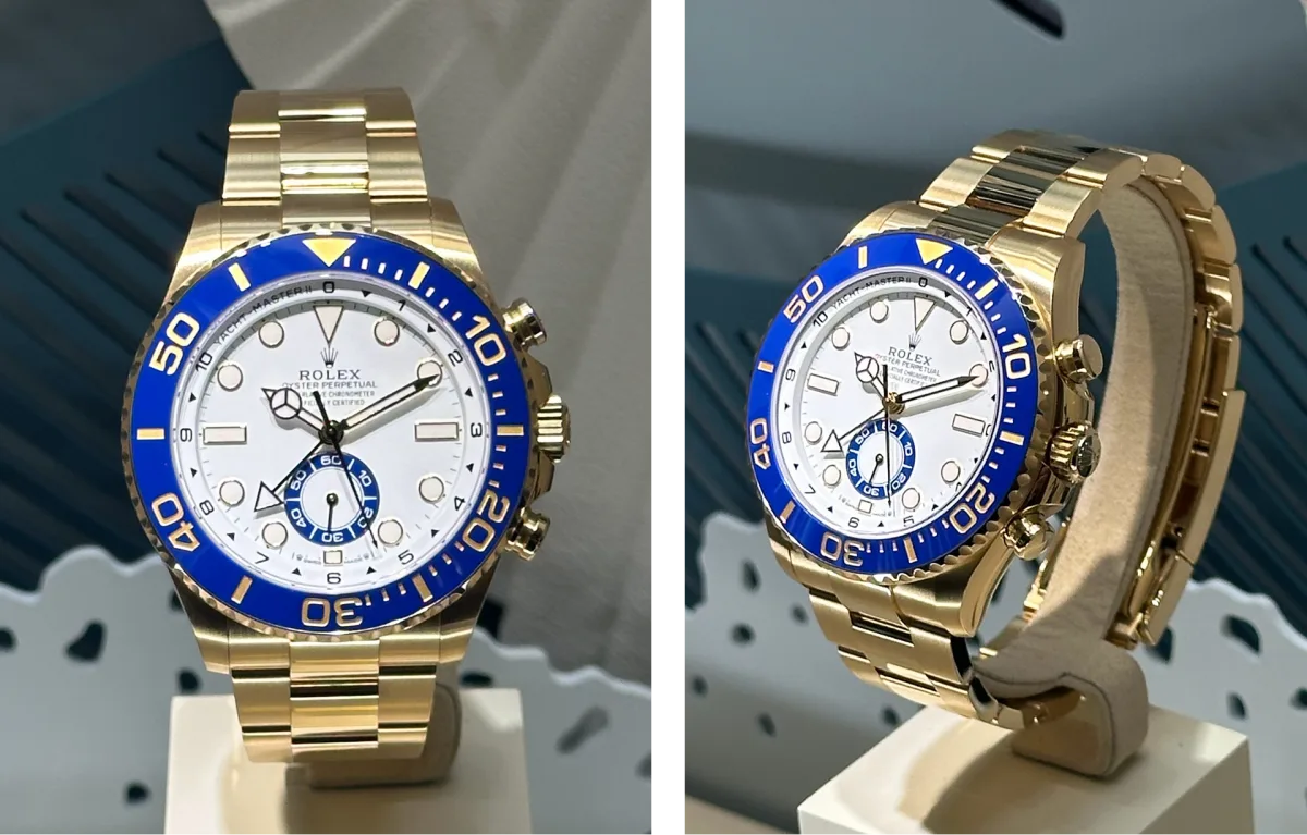 Rolex Yacht-Master II Ref. 126688 in yellow gold.