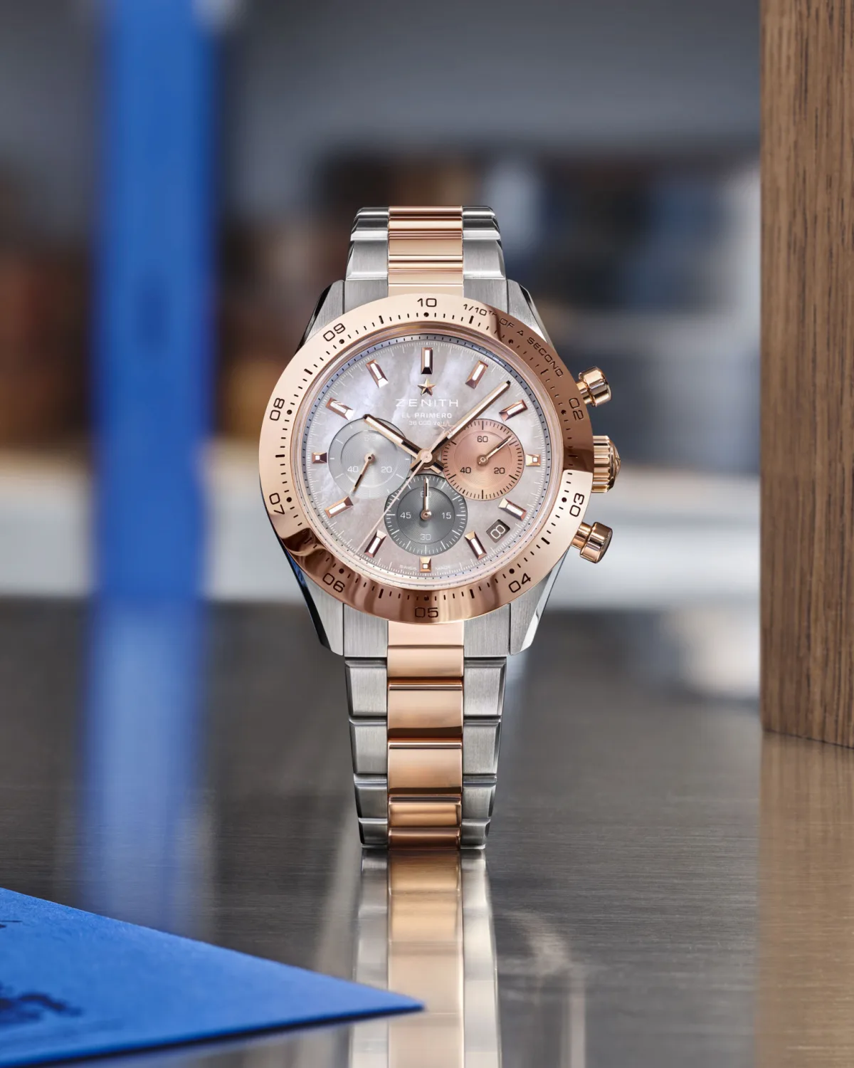 Zenith Chronomaster Sport bicolor watch front view