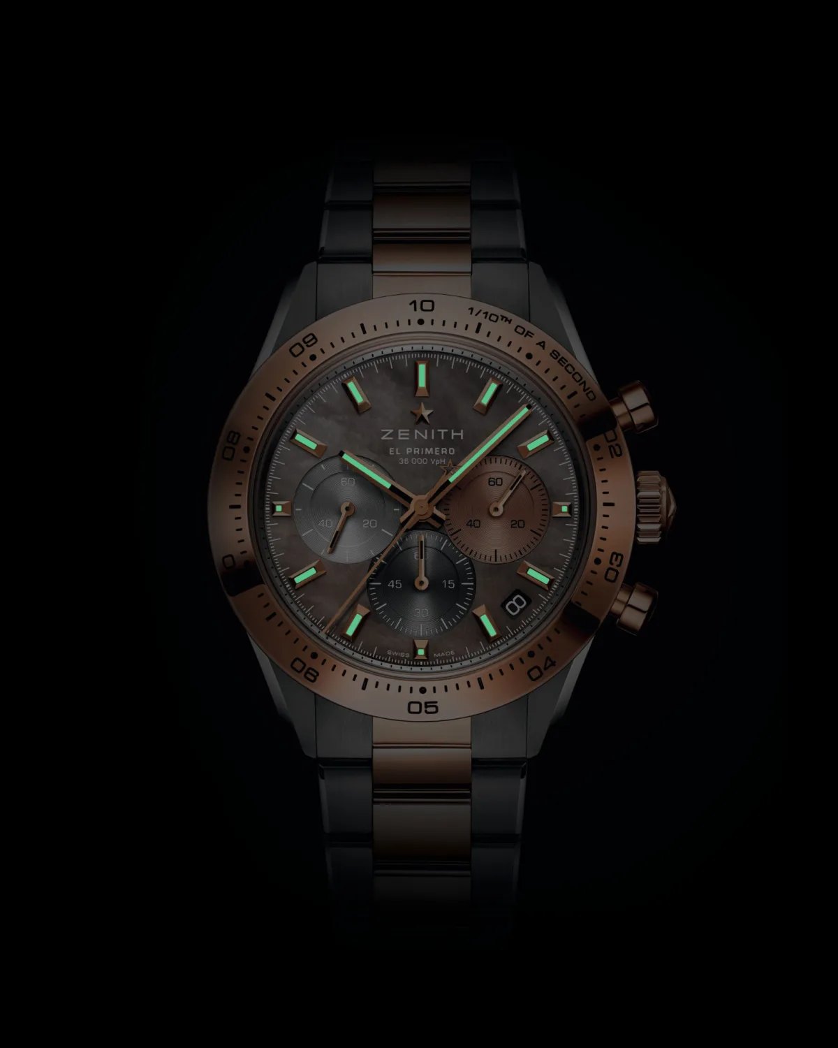 El Primero 3600 caliber in Zenith Chronomaster Sport