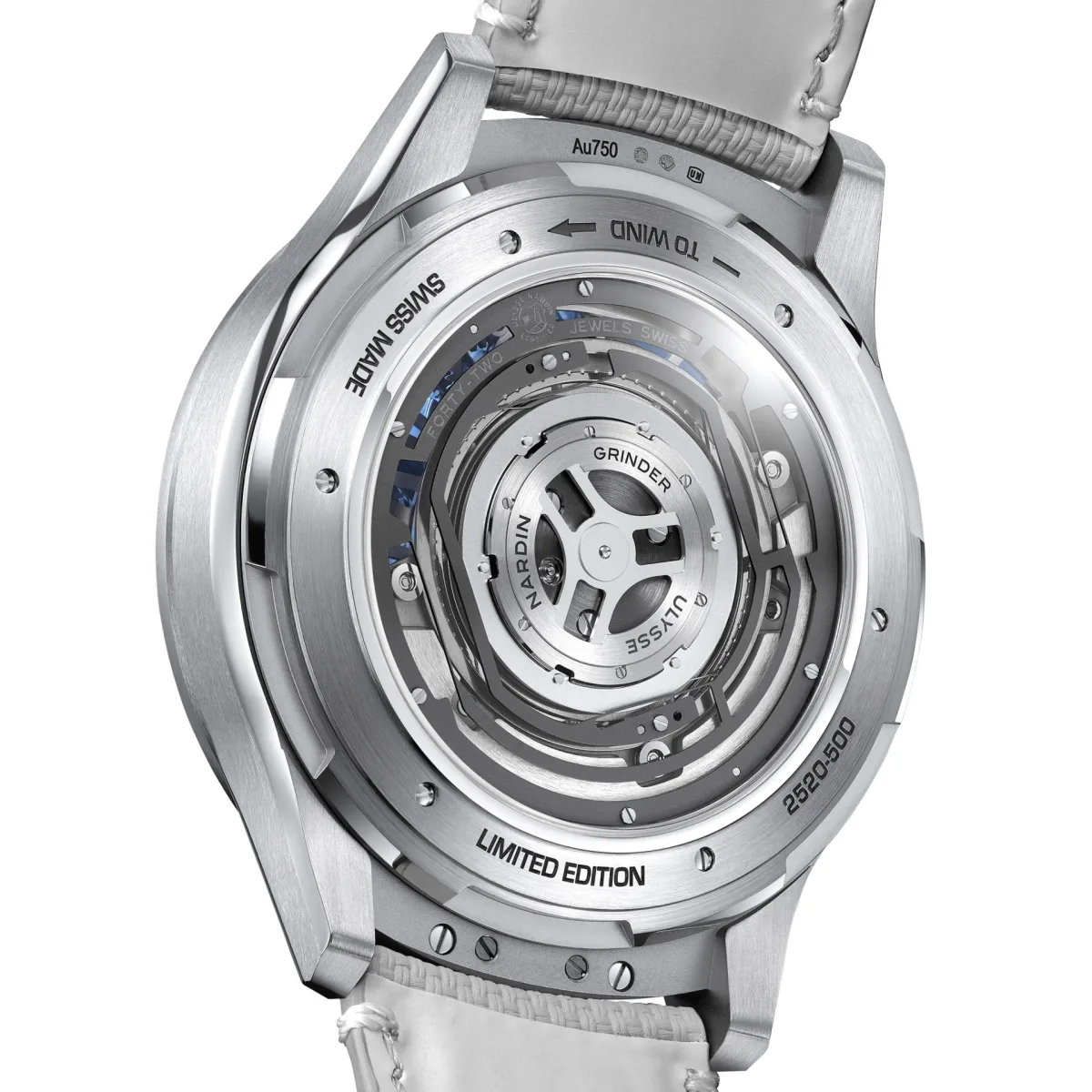 Ulysse Nardin Super Freak Grinder automatic winding system