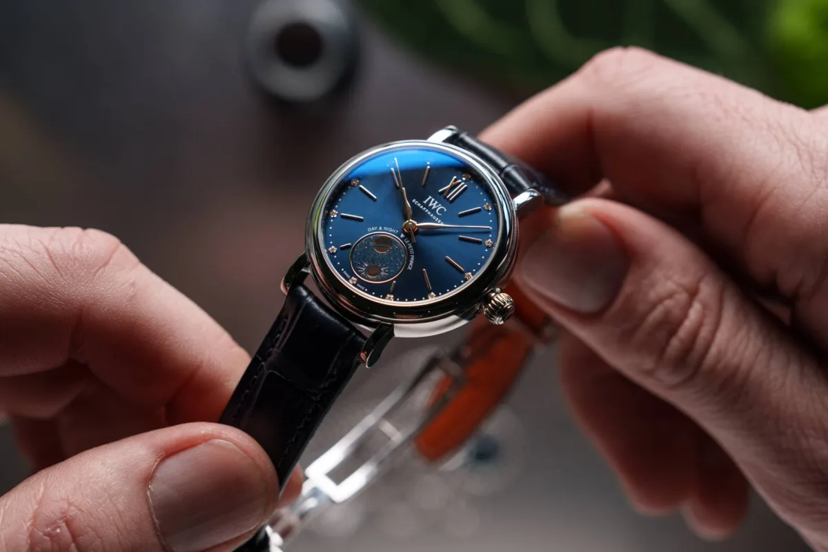 IWC Portofino Day & Night 34 Le Petit Prince watch front view