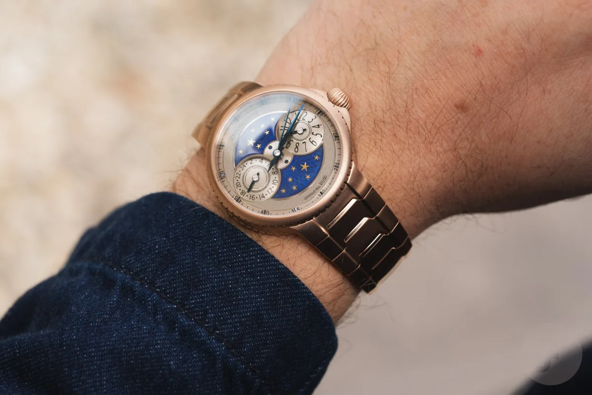 Chronoswiss Pulse GMT local time adjustment