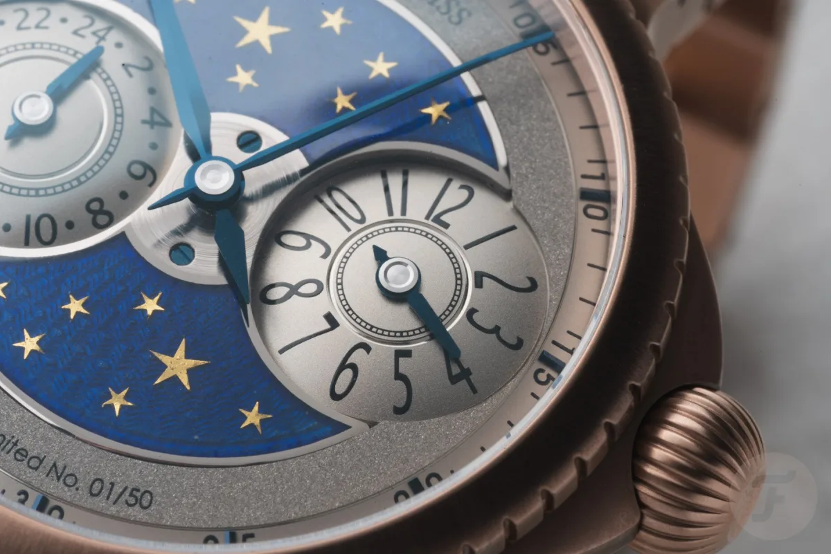 Chronoswiss Pulse GMT rose gold bracelet detail