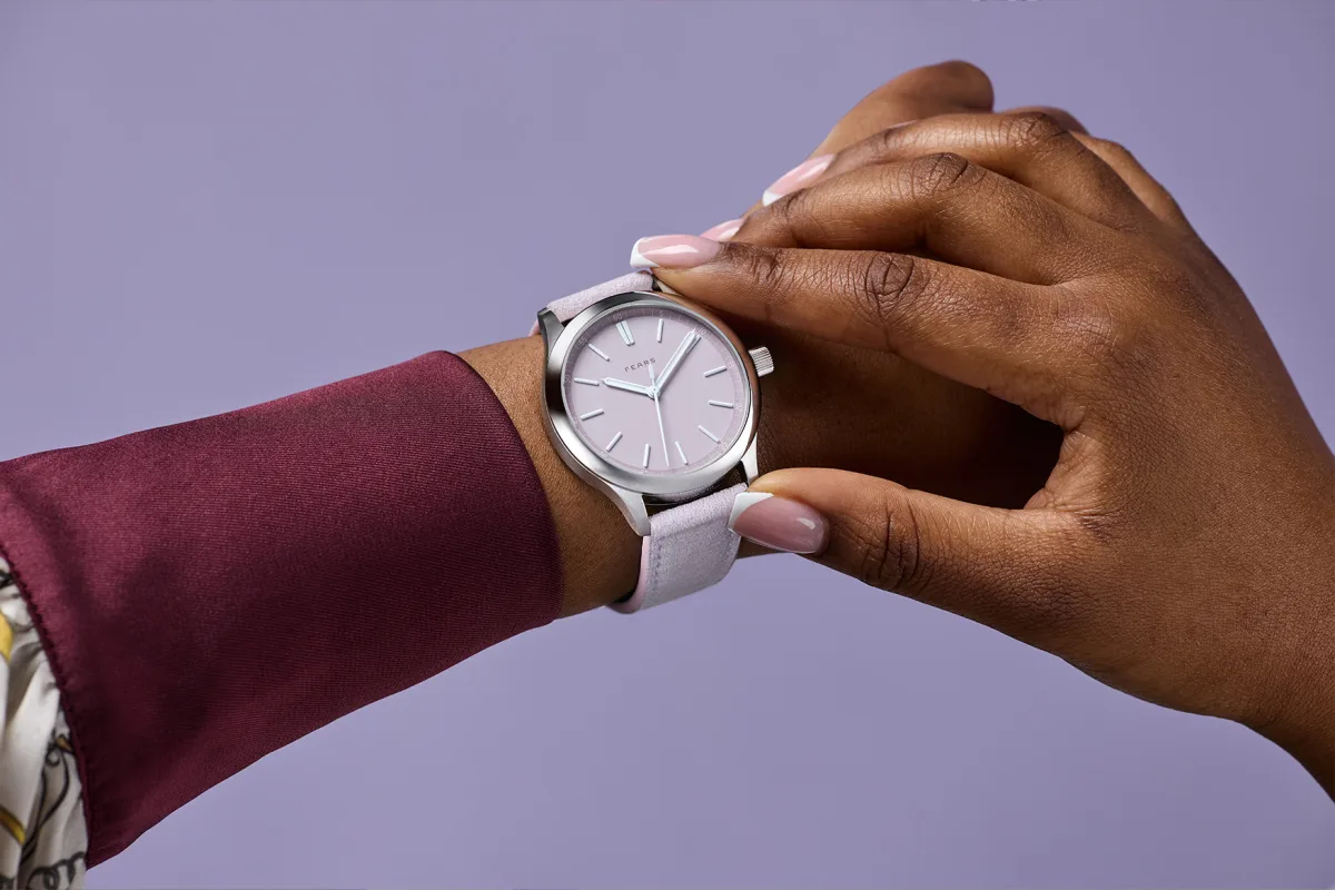 Close-up of Fears Redcliff Pastel dials