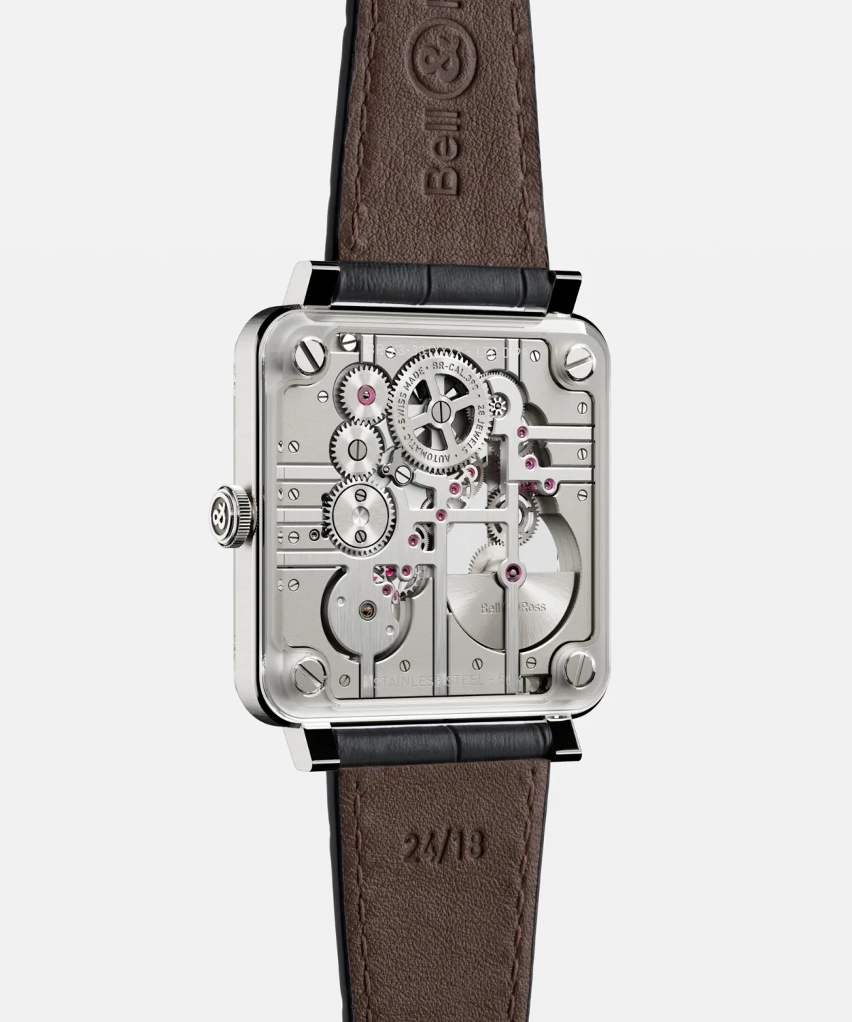Bell & Ross BR-X3 stainless steel case with sapphire glass