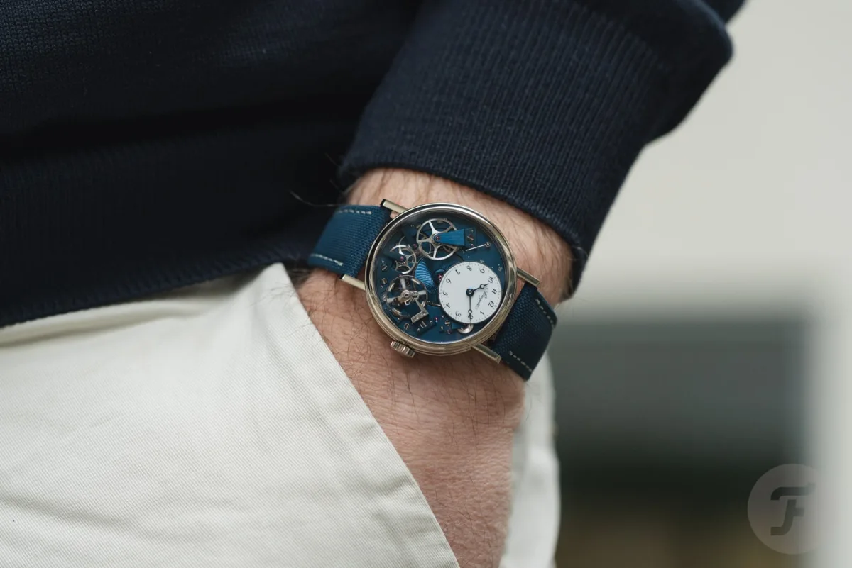 Breguet Tradition Seconde Rétrograde 7037 on wrist