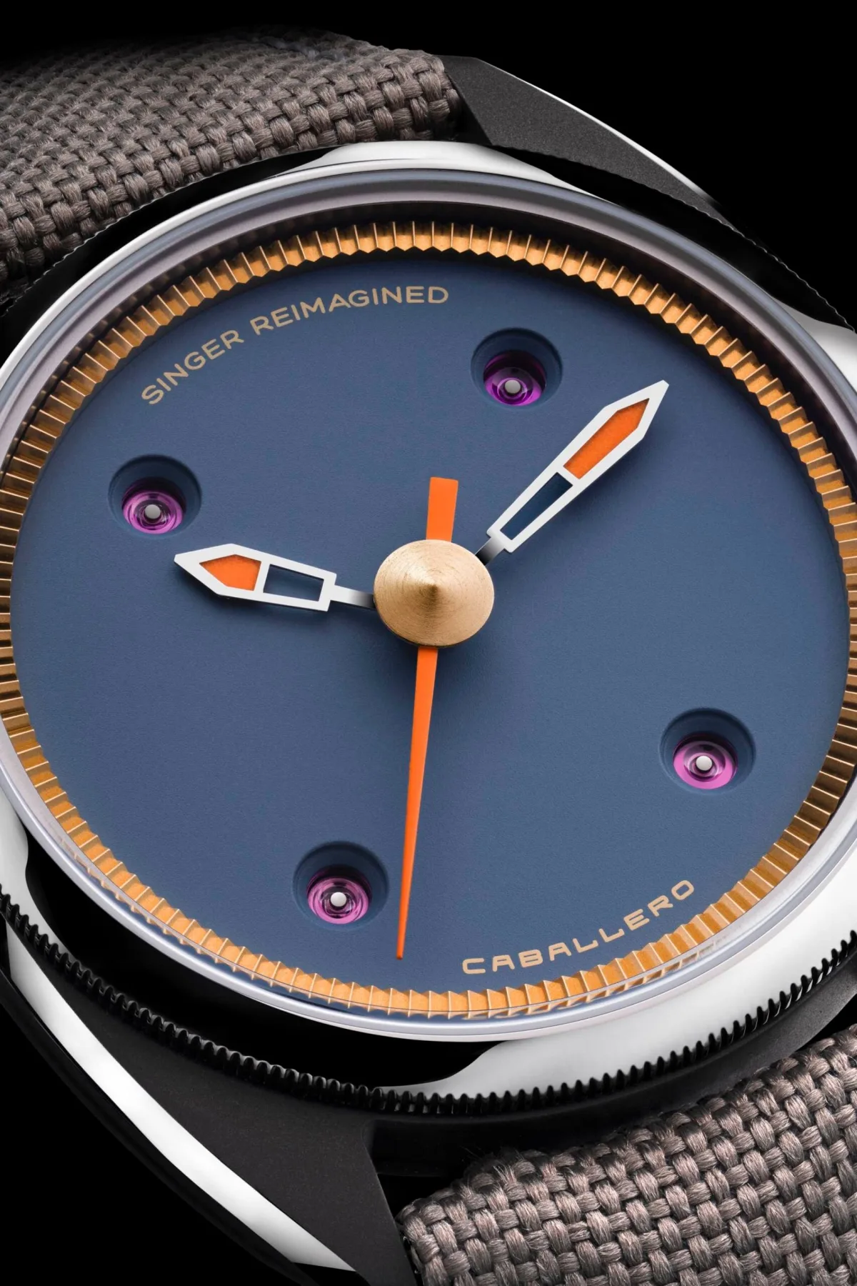 Singer Reimagined Caballero Titanium watch