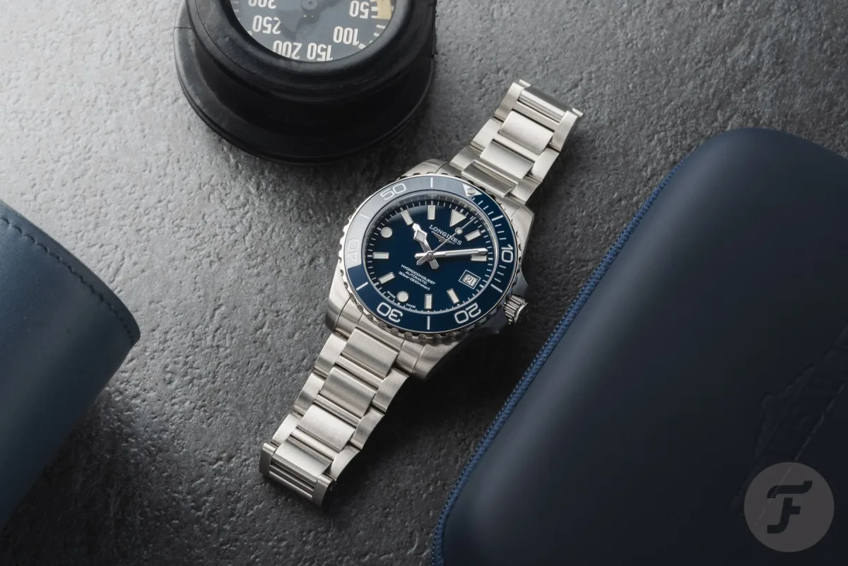 Longines Hydroconquest on a Milanese bracelet