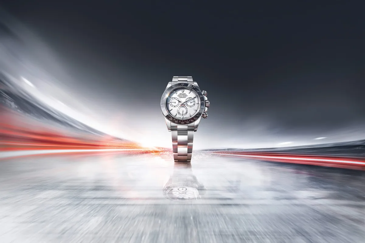 Rolex Daytona with white enamel dial and anthracite bezel