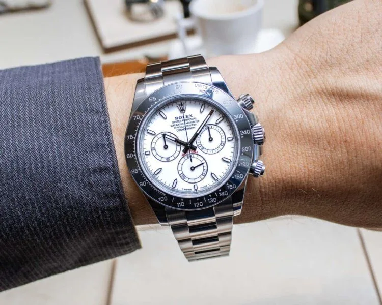 Rolex Daytona 126502 close-up of case back